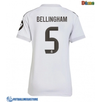 Fotballdrakt Dame Real Madrid Jude Bellingham #5 Hjemmedrakt 2025-26 Kortermet